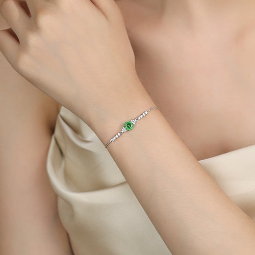 Emerald · Starlight Condensed Jade Bracelet