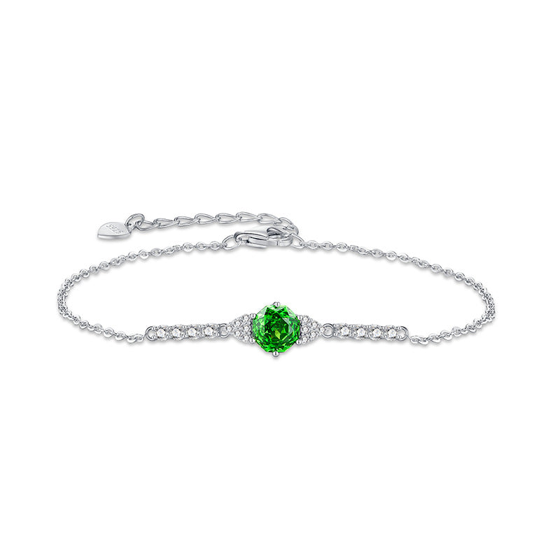 Emerald · Starlight Condensed Jade Bracelet